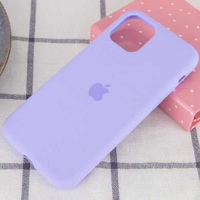 Чехол Silicone Case Full Protective (AA) для Apple iPhone 11 Pro Max (6.5") Сиреневый / Dasheen