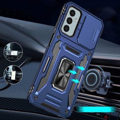 Ударостійкий чохол Camshield Army Ring для Samsung Galaxy S25 FE Синій / Navy
