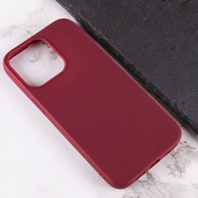 Силиконовый чехол Candy для Apple iPhone 13 Pro Max (6.7") Бордовый
