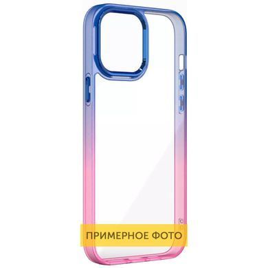Чохол TPU+PC Fresh sip series для Xiaomi Redmi 9C Рожевий / Синій
