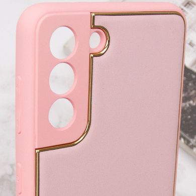 Кожаный чехол Xshield для Samsung Galaxy S21 Розовый / Pink