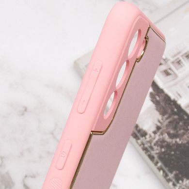 Кожаный чехол Xshield для Samsung Galaxy S21 Розовый / Pink