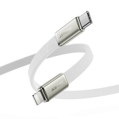 Дата кабель Acefast C24-01 Type-C to Lightning 30W (1.2m) White