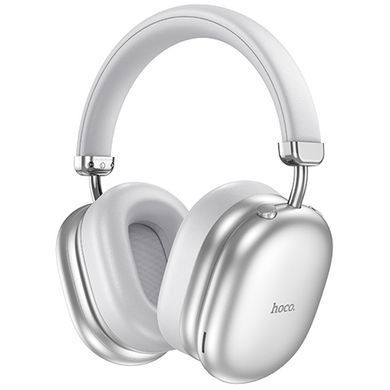 Накладные беспроводные наушники Hoco W35 Max Auspicious ANC Silver