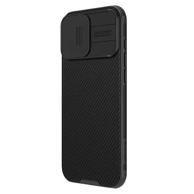 Карбоновая накладка Nillkin CamShield Pro Magnetic для Apple iPhone 16 Pro (6.3") Black