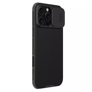 Карбоновая накладка Nillkin CamShield Pro Magnetic для Apple iPhone 16 Pro (6.3") Black