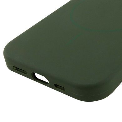 Чехол Silk Full Protective (AA) NO LOGO with Magnetic Fit для Apple iPhone 13 (6.1") Зеленый / Cyprus Green
