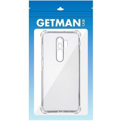 TPU чохол GETMAN Ease logo посилені кути Full Camera для Xiaomi Redmi 9 Безбарвний (прозорий)