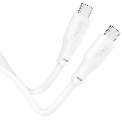 Дата кабель Hoco X93 Force Type-C to Type-C 60W (1m) White