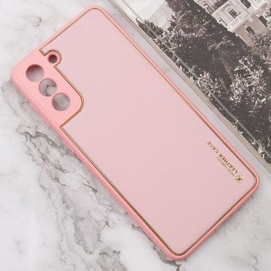 Шкіряний чохол Xshield для Samsung Galaxy S21 Рожевий / Pink