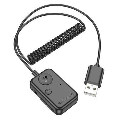 Bluetooth аудио ресивер Borofone BC49 June (USB-A) Black
