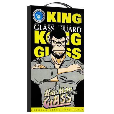 Захисне 2.5D скло King Kong HD для Apple iPhone 14 Pro Max / 15 Plus / 16 Plus (6.7") Чорний