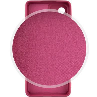 Чохол Silicone Cover Lakshmi Full Camera (A) для Tecno Spark Go 2023 Бордовий / Marsala