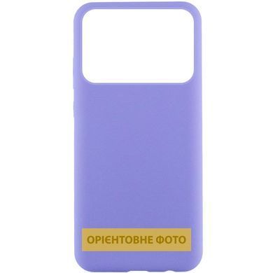 Чехол Silicone Cover Lakshmi (AAA) для Xiaomi Poco X6 / Note 13 Pro 5G Сиреневый / Dasheen