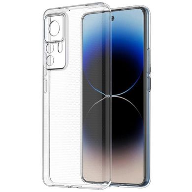 TPU чехол Epic Transparent 1,5mm Full Camera для Xiaomi 12T / 12T Pro Бесцветный (прозрачный)