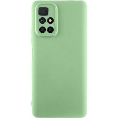 Чехол TPU GETMAN Liquid Silk Full Camera для Xiaomi Redmi 10 Зеленый / Pistachio