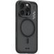 TPU+PC чохол Blueo Frosted Heat Dissipation Stand with MagSafe для Apple iPhone 16 Pro (6.3") Чорний / Black фото 1