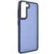 Чохол TPU+PC Lyon Frosted для Samsung Galaxy S21 FE Navy Blue