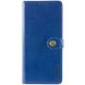 Кожаный чехол книжка GETMAN Gallant (PU) для Samsung Galaxy A31 Синий