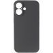 Чохол Silk Full Camera Protective (AA) NO LOGO для Apple iPhone 17 (6.3") Сірий / Dark Gray фото 2