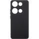 Чехол Silicone Cover Lakshmi Full Camera (AA) для Xiaomi Redmi Note 14S Черный / Black