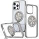 TPU+PC чехол Metal Ring with MagSafe для Apple iPhone 16 Pro (6.3") Серый