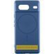 Чехол Silicone Cover Lakshmi Full Camera (AA) with Magnetic Fit для Google Pixel 9a Синий / Navy blue