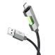 Дата кабель Hoco U123 Regent colorful 2.4A USB to Lightning (1.2m) Black фото 2