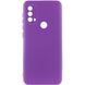 Чехол Silicone Cover Lakshmi Full Camera (A) для Motorola Moto E40 Фиолетовый / Purple фото 1