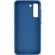 TPU чехол Bonbon Metal Style для Samsung Galaxy S21 FE Синий / Denim Blue фото 3