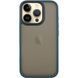 TPU+PC чохол Metal Buttons для Apple iPhone 16 Pro (6.3") Зелений / Dark Green