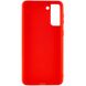 Силиконовый чехол Candy для Samsung Galaxy S21+ Красный фото 2