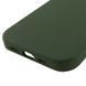 Чехол Silk Full Protective (AA) NO LOGO with Magnetic Fit для Apple iPhone 13 (6.1") Зеленый / Cyprus Green фото 5