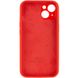 Чохол Silicone Case Full Camera Protective (AA) для Apple iPhone 14 (6.1") Червоний / Red фото 2