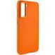 TPU чехол Bonbon Metal Style для Samsung Galaxy S24 Оранжевый / Papaya
