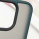TPU+PC чохол Metal Buttons для Apple iPhone 16 Pro (6.3") Зелений / Dark Green фото 6
