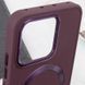 TPU чехол Bonbon Metal Style with Magnetic Fit для Xiaomi 14 Pro Бордовый / Plum фото 5