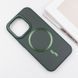 Шкіряний чохол SnapCase with Magnetic Fit для Apple iPhone 16 Pro (6.3") Green фото 2