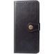 Кожаный чехол книжка GETMAN Gallant (PU) для Xiaomi Redmi 12C Черный