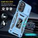 Ударостійкий чохол Camshield Army Ring для Samsung Galaxy A23 4G Блакитний / Light Blue фото 2