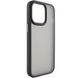 TPU+PC чехол Metal Buttons для Apple iPhone 15 (6.1") Черный фото 2