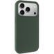 Чехол Silk Full Protective (AA) NO LOGO для Apple iPhone 17 Pro Max / 18 Pro Max (6.9") Зеленый / Cyprus Green