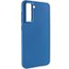 TPU чехол Bonbon Metal Style для Samsung Galaxy S21 FE Синий / Denim Blue фото 1