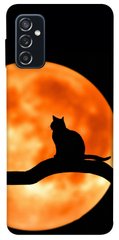 Чехол itsPrint Кот на фоне луны для Samsung Galaxy M52