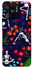 Чехол itsPrint Yoga skeletons для Xiaomi Redmi 10C