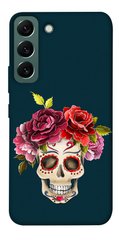 Чохол itsPrint Flower skull для Samsung Galaxy S22