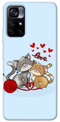 Чехол itsPrint Два кота Love для Xiaomi Poco M4 Pro 5G