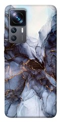 Чехол itsPrint Черно-белый мрамор для Xiaomi 12T / 12T Pro
