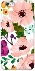 Чехол itsPrint Акварельные цветы для Apple iPhone 6/6s plus (5.5")