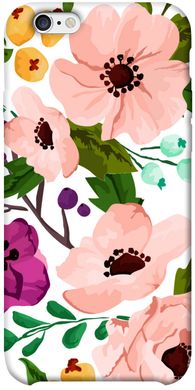 Чохол itsPrint Акварельні квіти для Apple iPhone 6/6s plus (5.5")